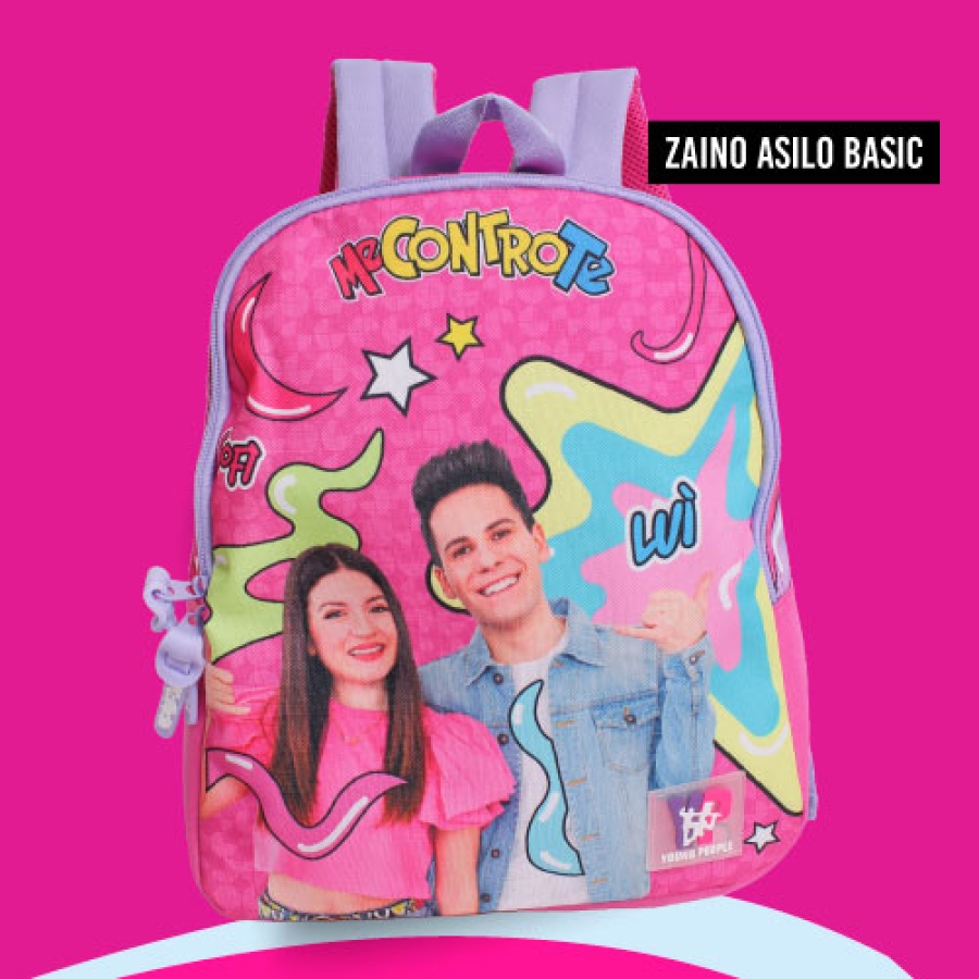 ZAINO ASILO BASIC ME CONTRO TE FUCSIA